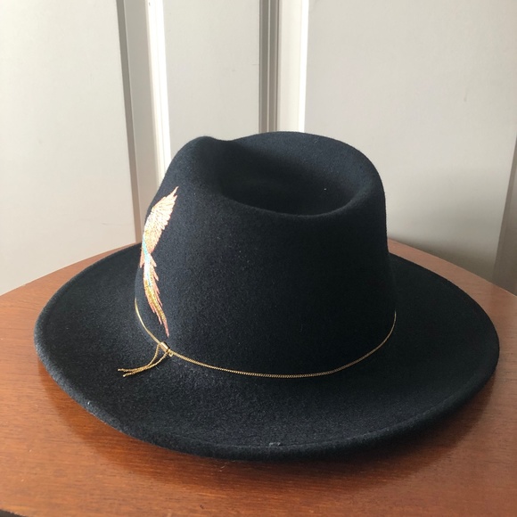 VAN PALMA DAKOTA HAT - BLACK SIZE 58/ML/7 1/4 main image 6